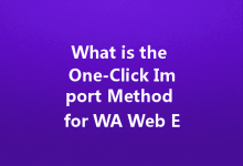 What is the One-Click Import Method for WA Web Emojis and GIFs?-Wa Web
