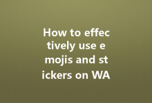 How to effectively use emojis and stickers on WA web?-Wa Web