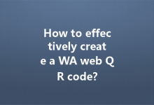 How to effectively create a WA web QR code?-Wa Web