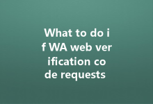 What to do if WA web verification code requests are excessive?-Wa Web