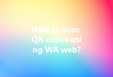 How to scan QR codes using WA web?-Wa Web