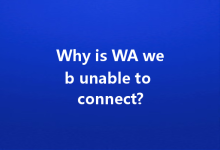 Why is WA web unable to connect?-Wa Web