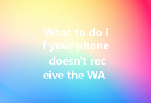 What to do if your phone doesn't receive the WA web code?-Wa Web